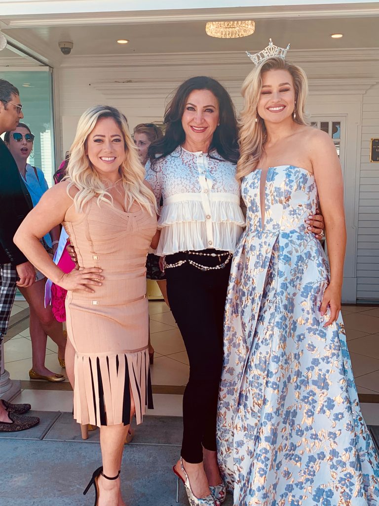 Antoinette with clients Peggy Sulahian, Sabrina Bryan, and Miss California 2019