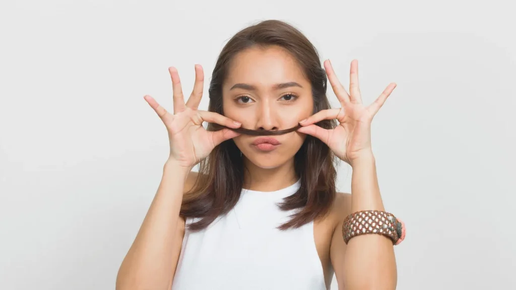 Does makeup make hair grow back darker